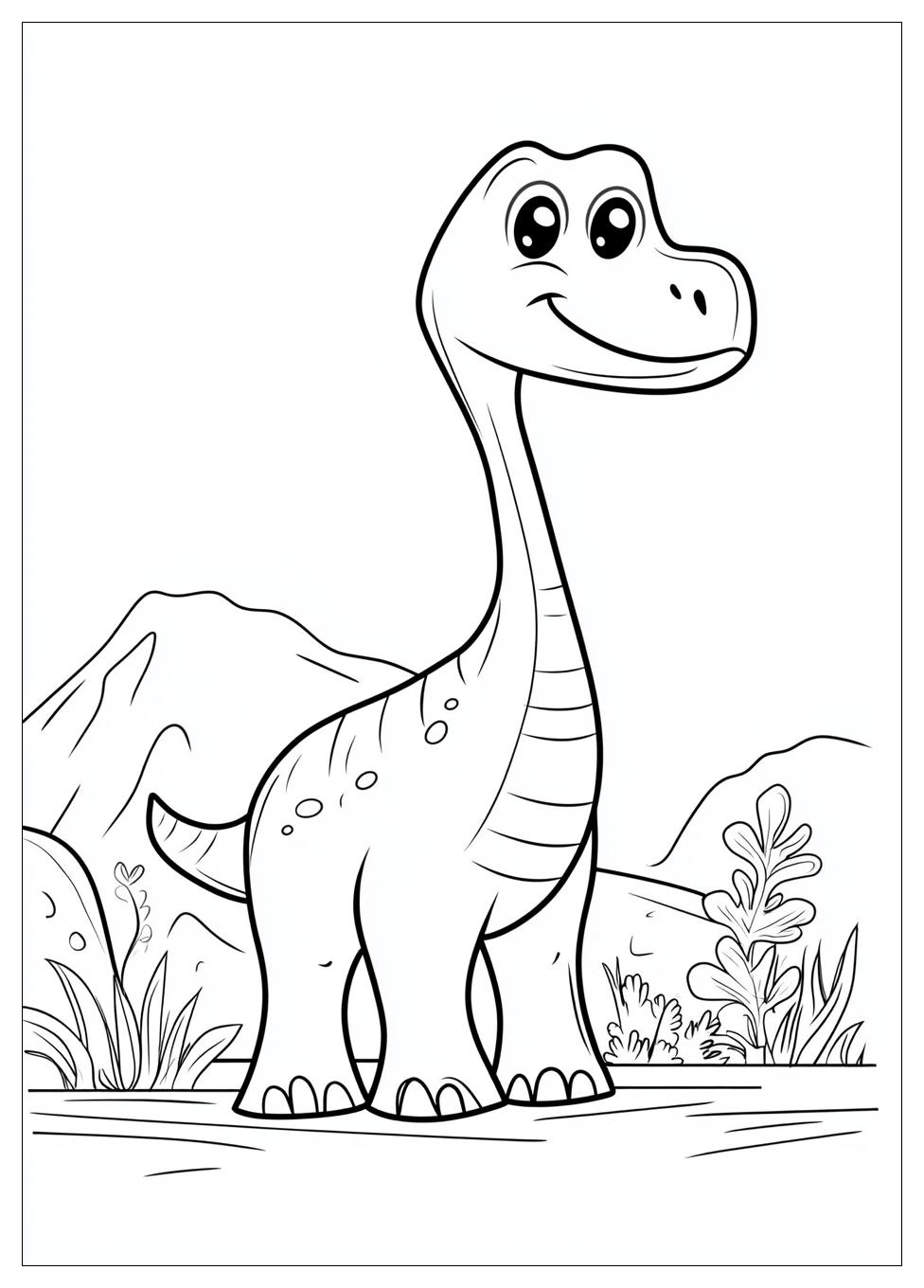 Dinoszaurusz Színező 9