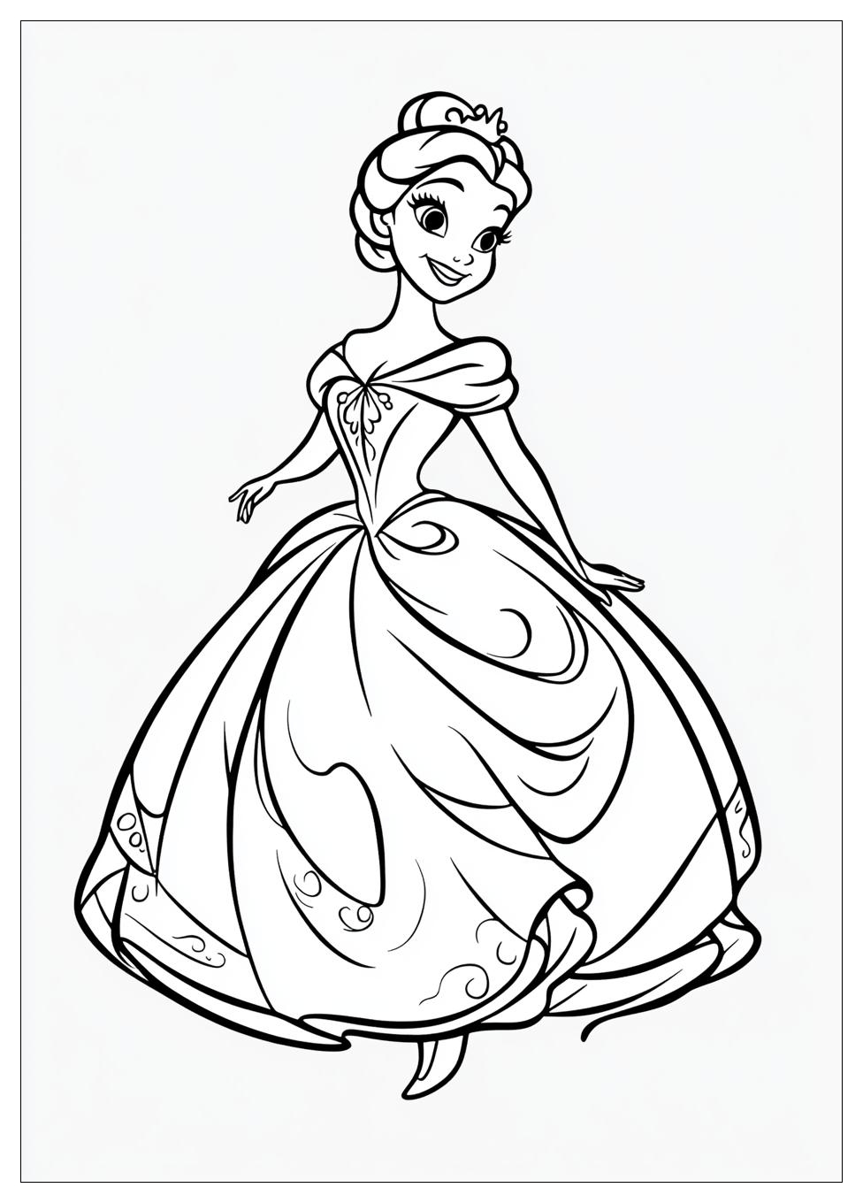 Disney Hercegnő Színező 11