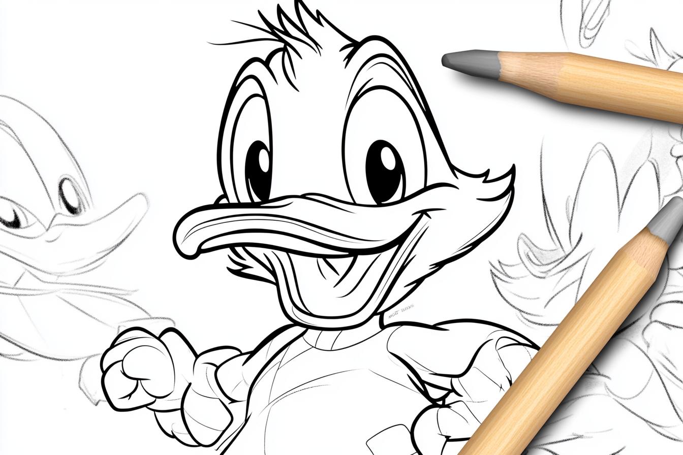 Ducktales Színező Nyomtatható Ducktales Színező