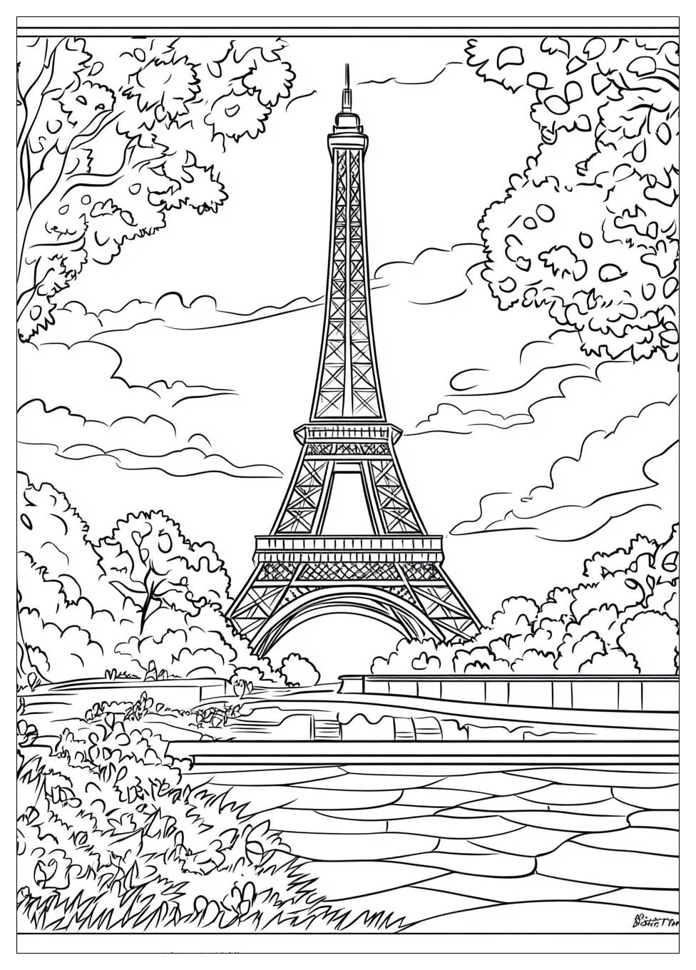 Eiffel-Torony Színező 22