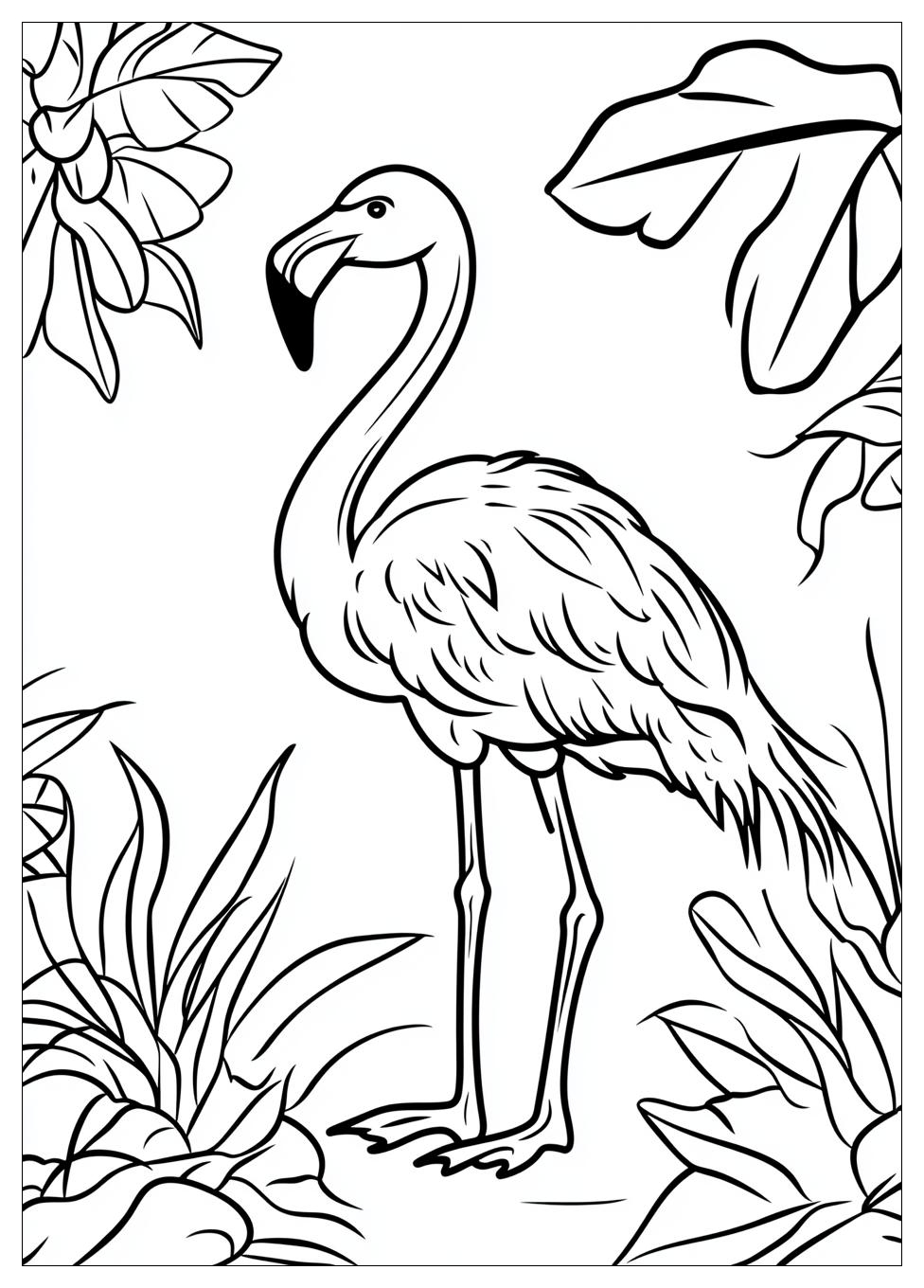 Flamingó Színező 12