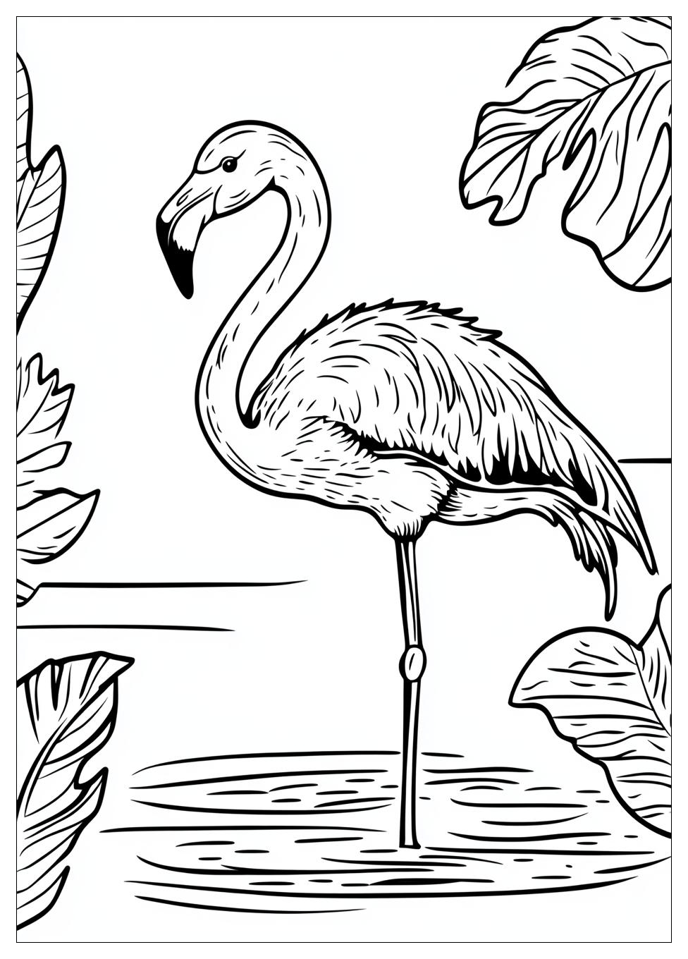 Flamingó Színező 20