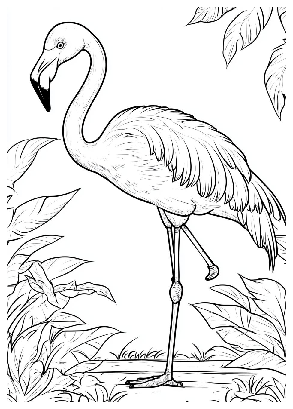 Flamingó Színező 5
