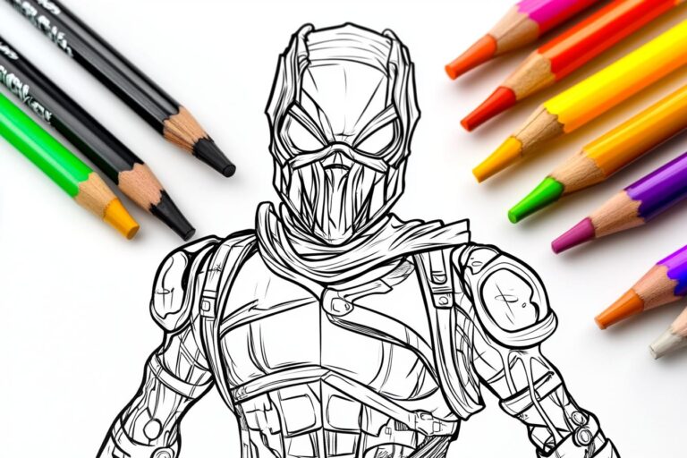 Fortnite Színező : Színezd ki a Battle Royale világát