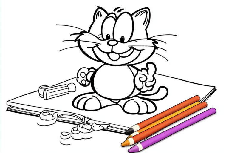Garfield Színező : Garfield Színező Könyvek Mindenkinek