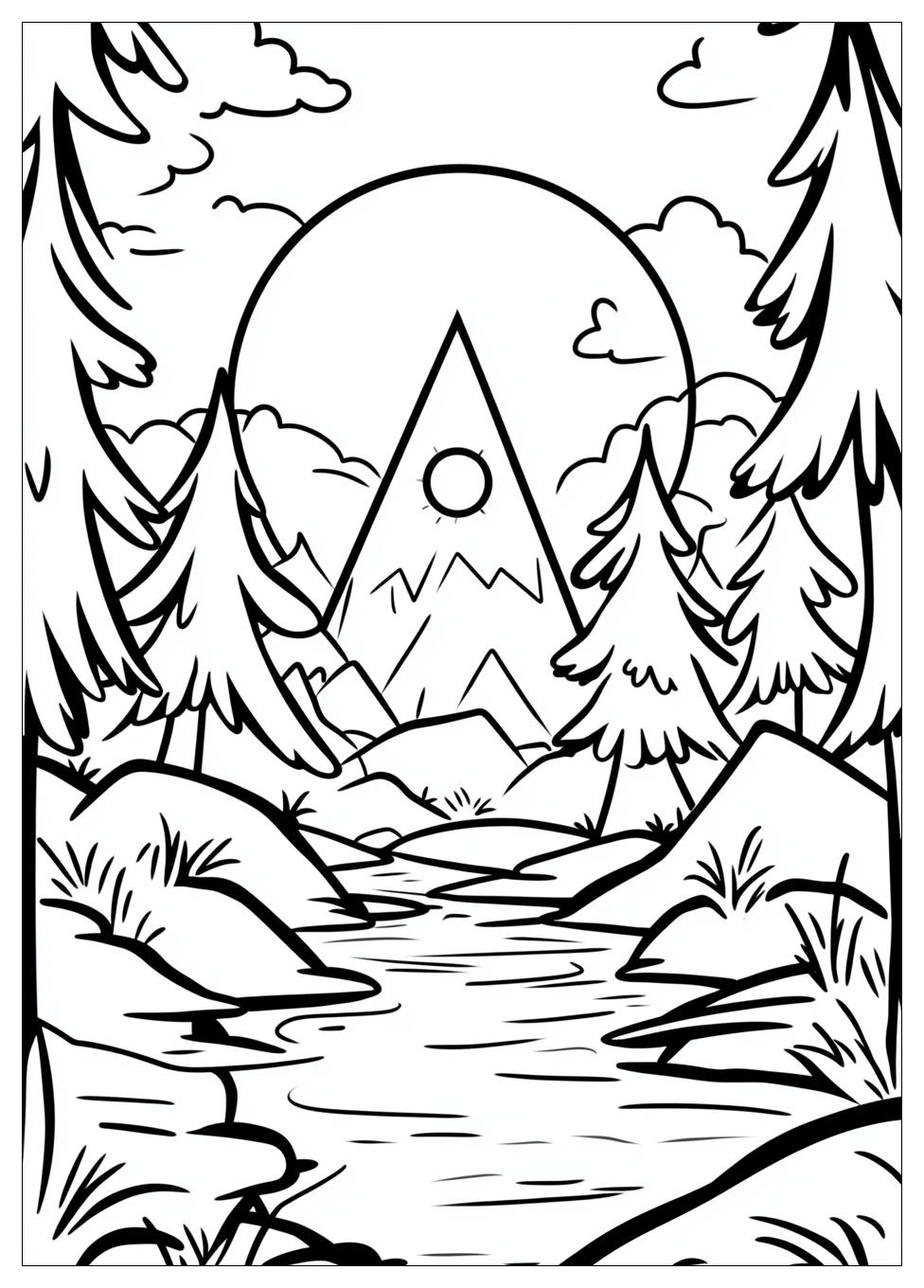 Gravity Falls Színező 10