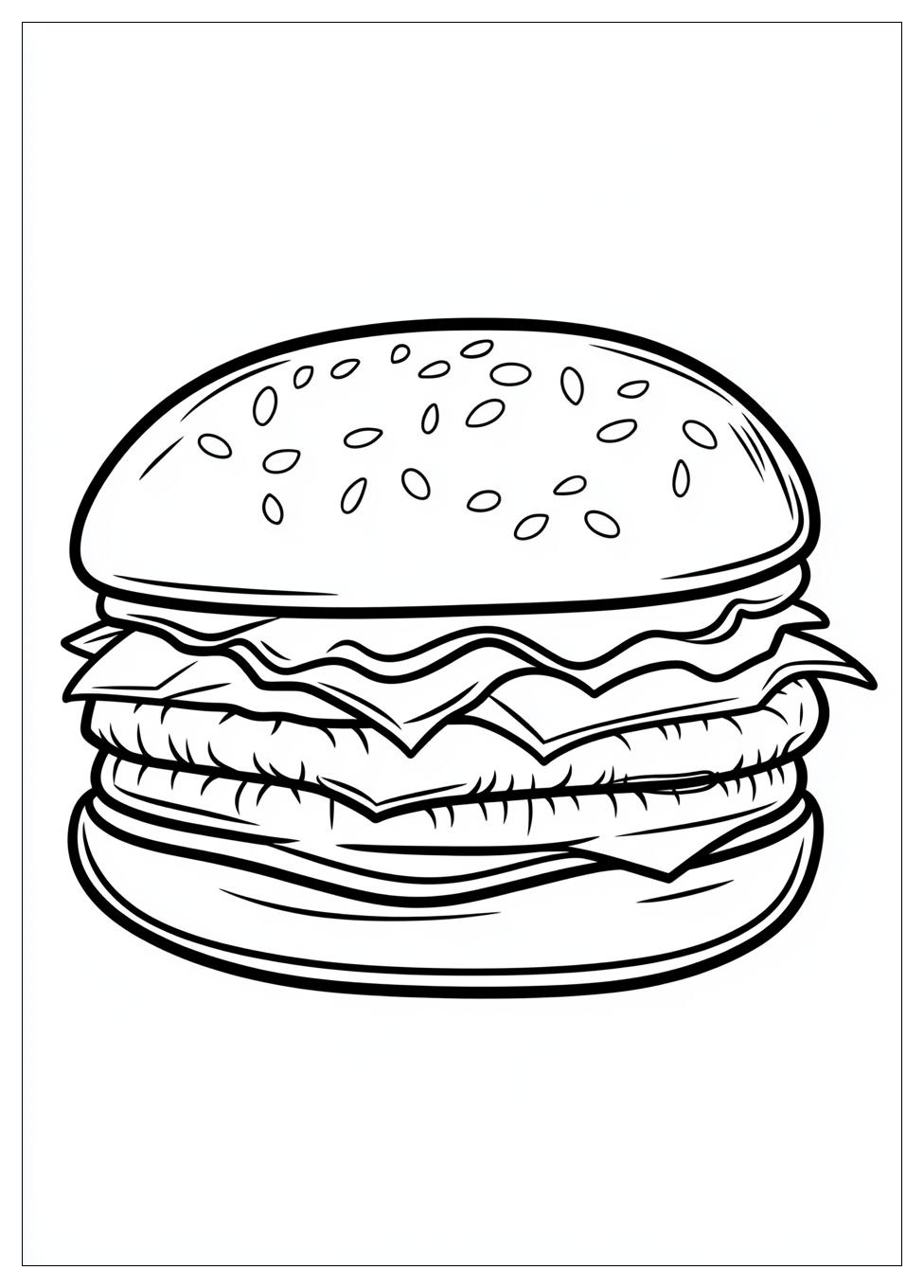Hamburger Színező 17