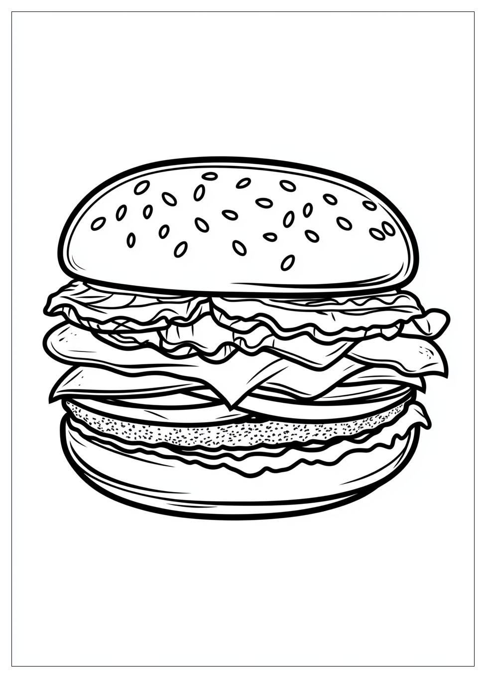Hamburger Színező 2