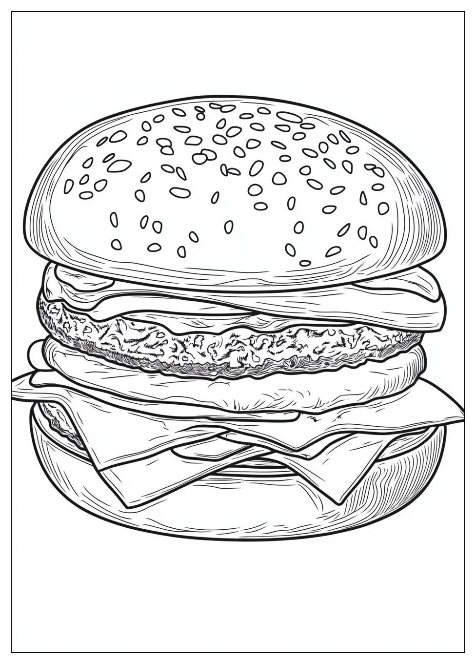 Hamburger Színező 23