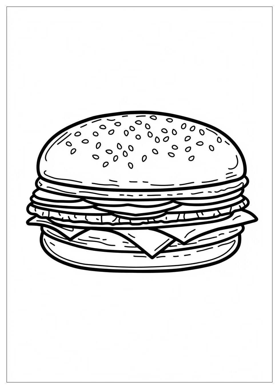 Hamburger Színező 7