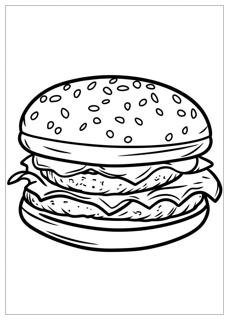 Hamburger Színező 9