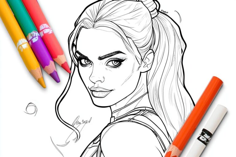 Harley Quinn Színező : Színező oldalak minden korosztály számára