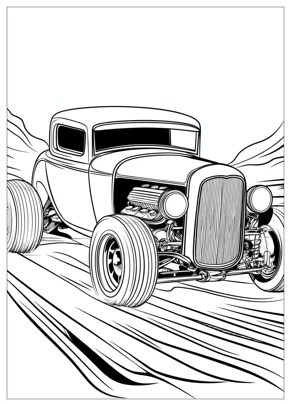 Hot Rod Színező 10