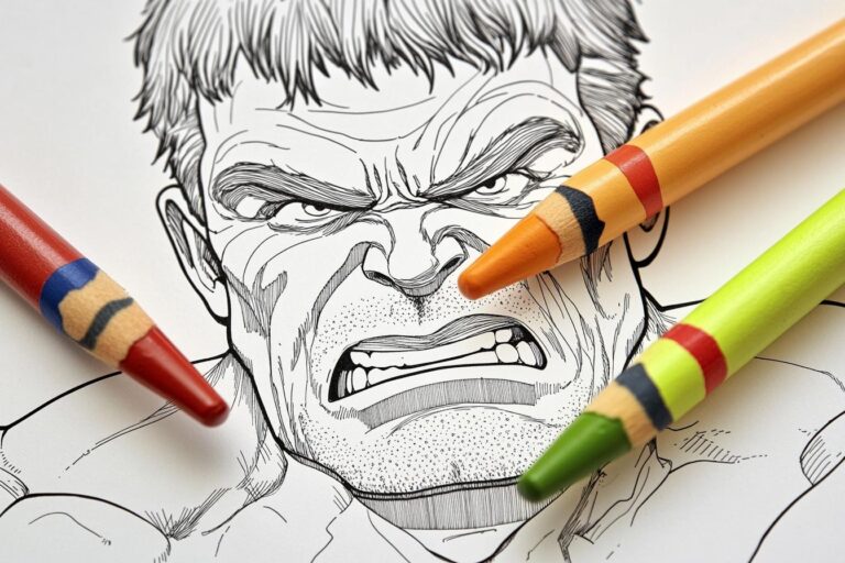 Hulk Színező : A Hulk Színezés Élménye