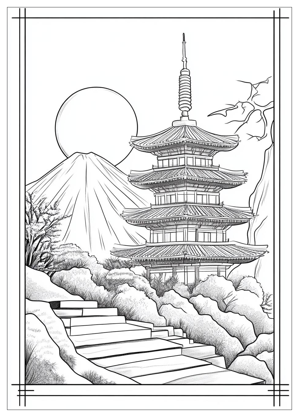 Japán Színező 8