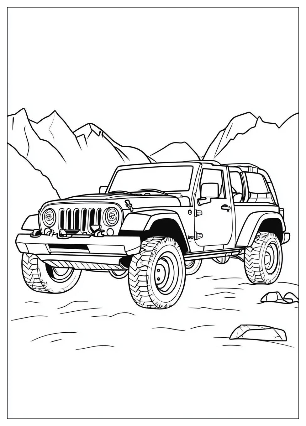 Jeep Színező 14