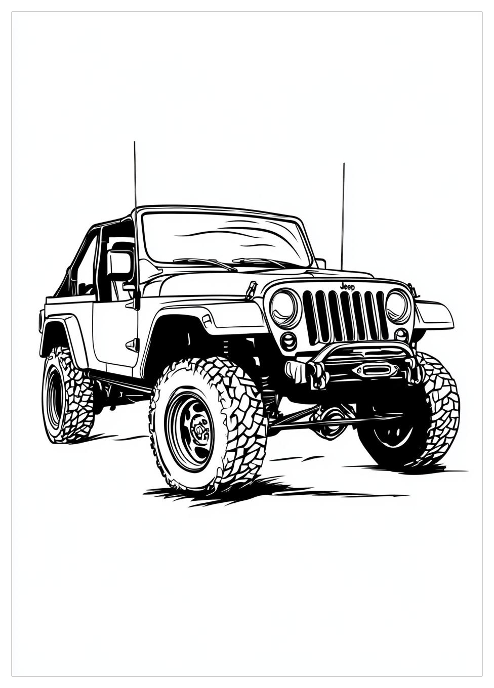Jeep Színező 24