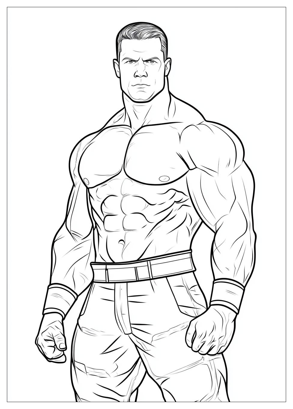 John Cena Színező 1