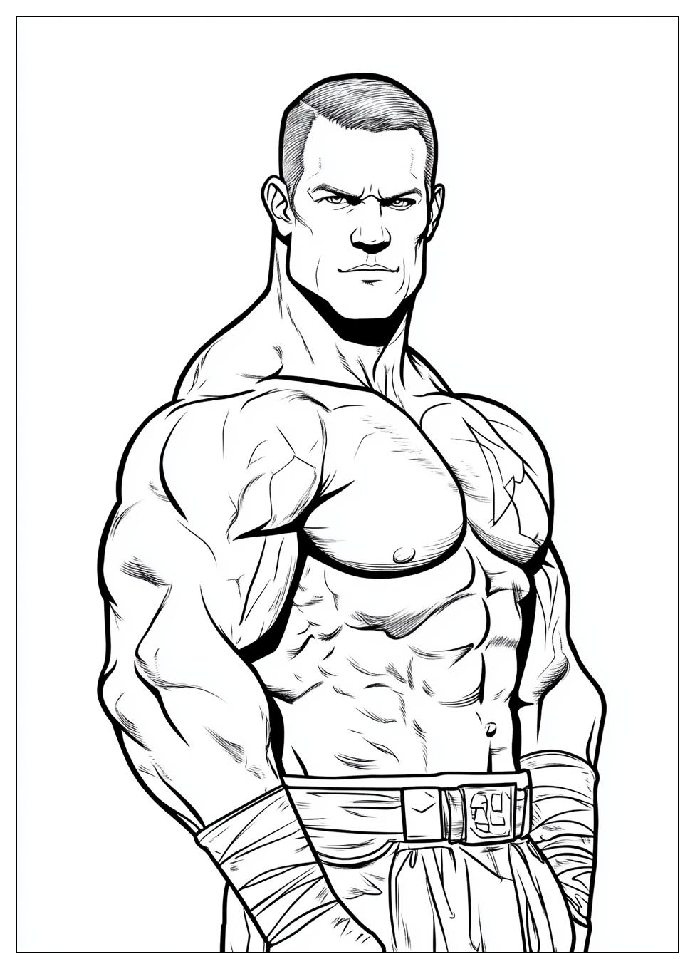 John Cena Színező 10