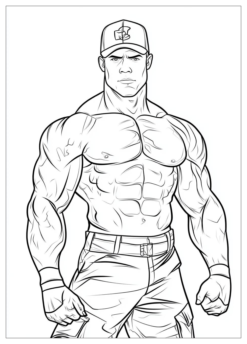 John Cena Színező 11