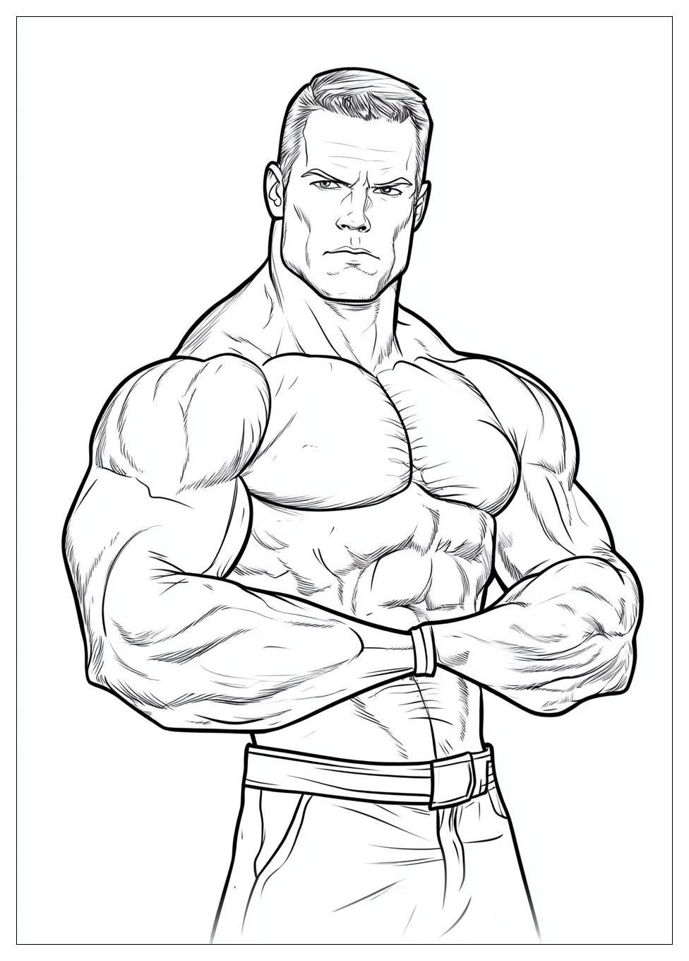 John Cena Színező 16