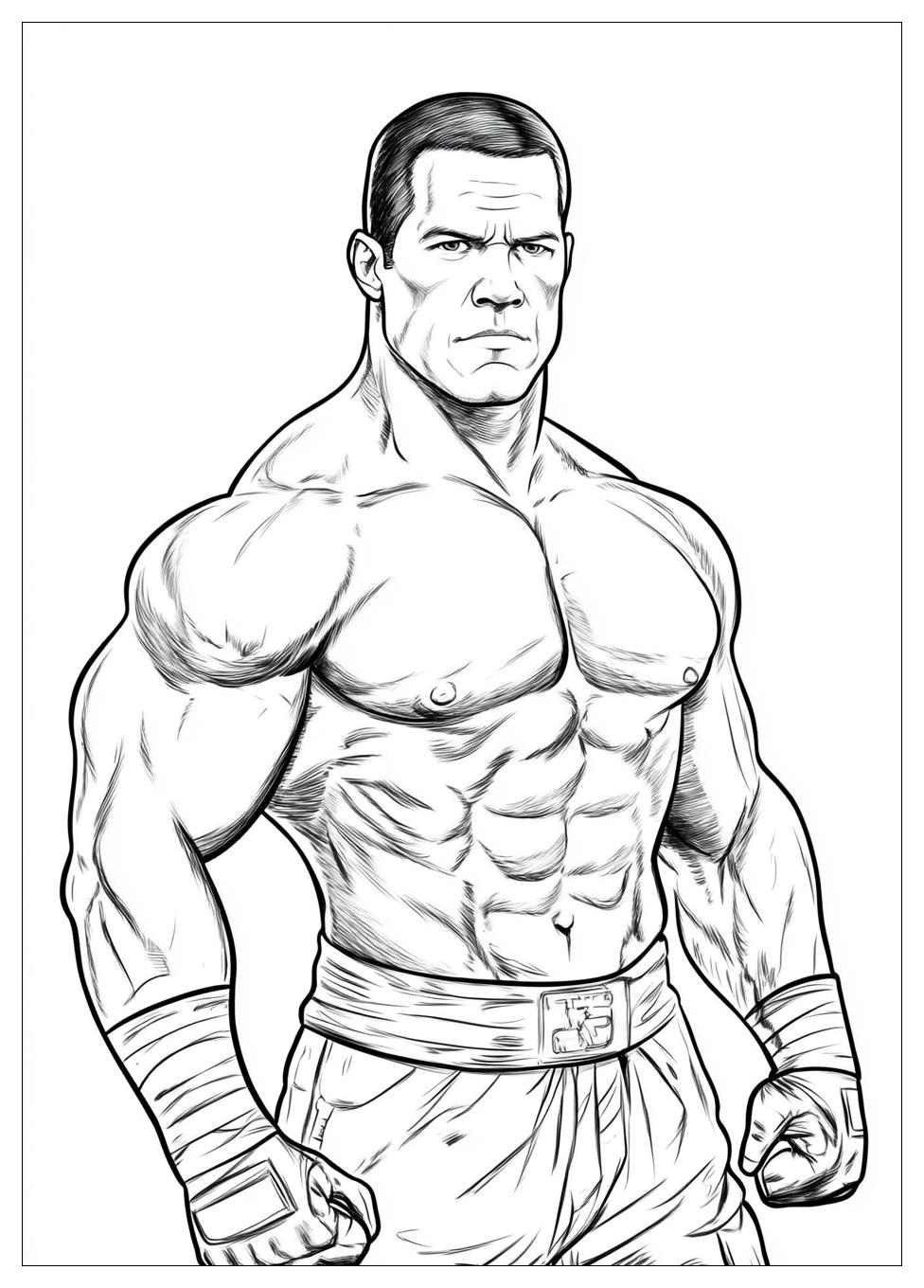 John Cena Színező 24