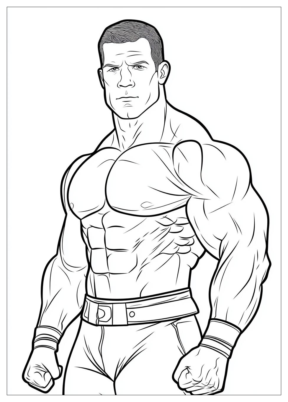 John Cena Színező 4