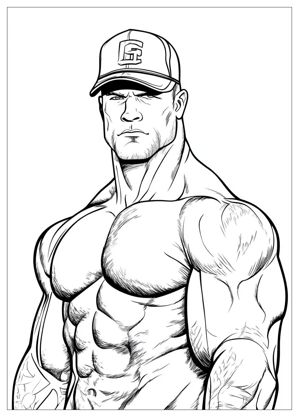 John Cena Színező 5