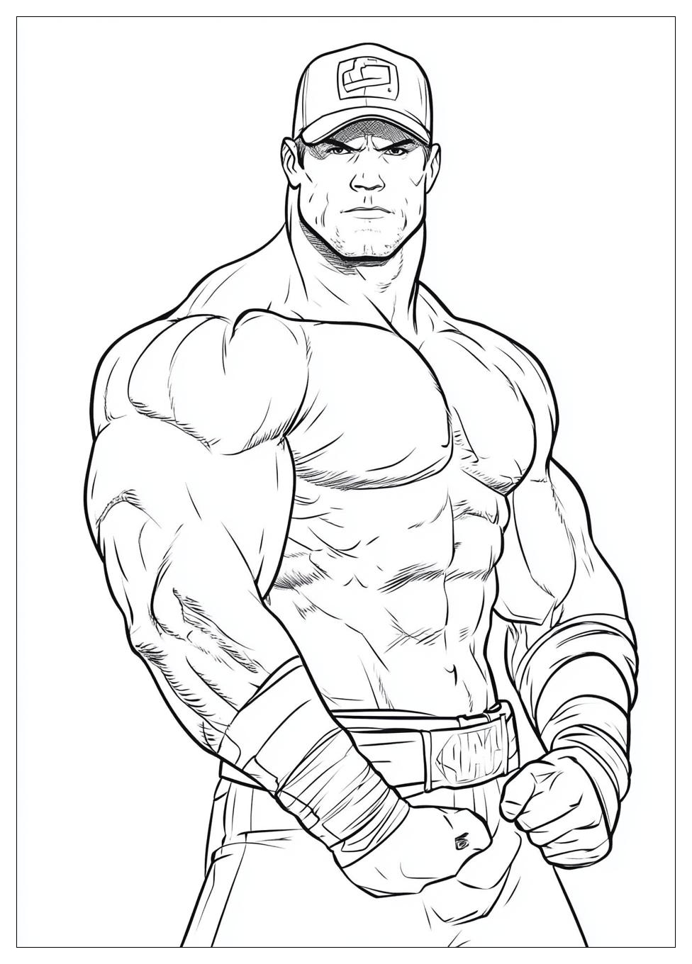 John Cena Színező 6