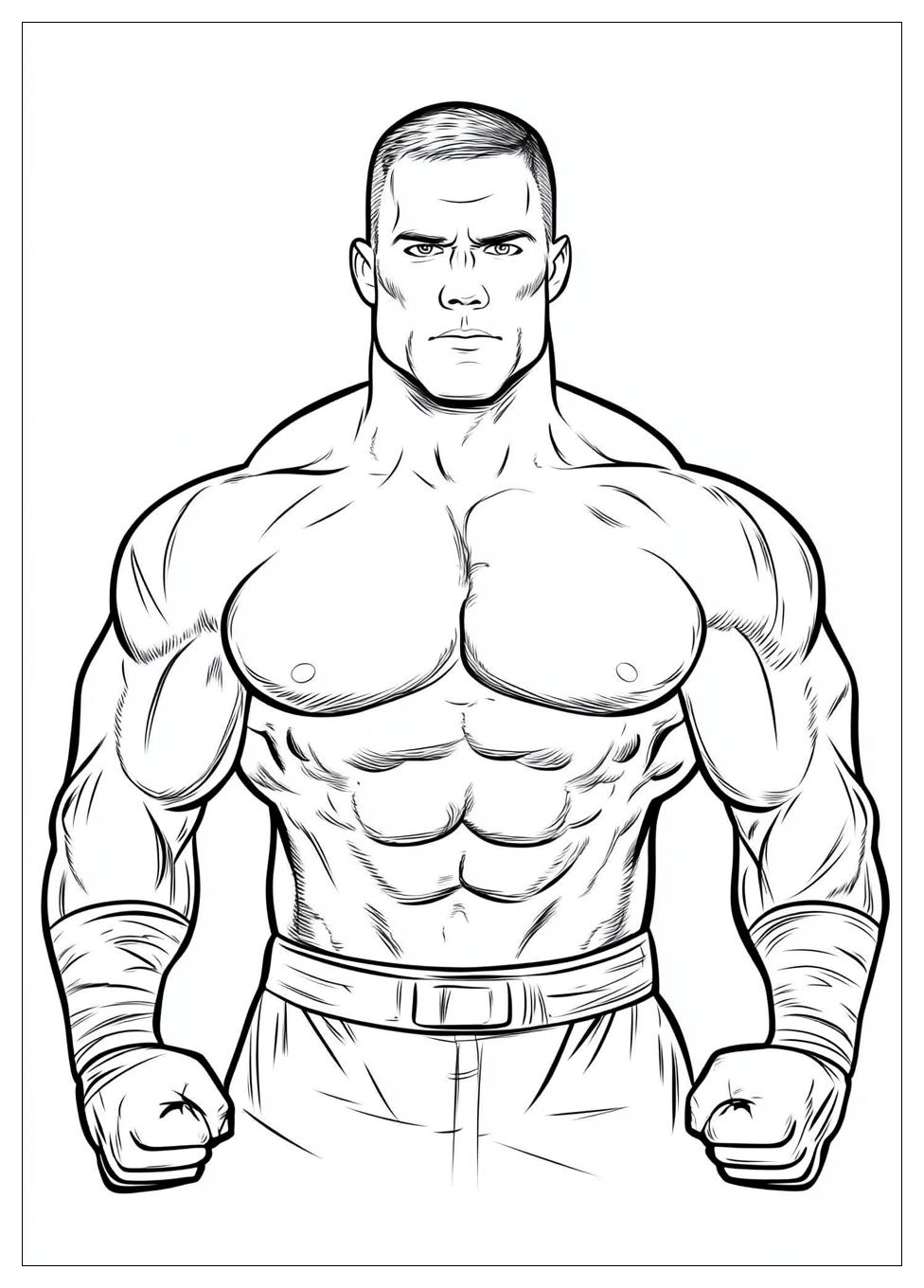 John Cena Színező 7