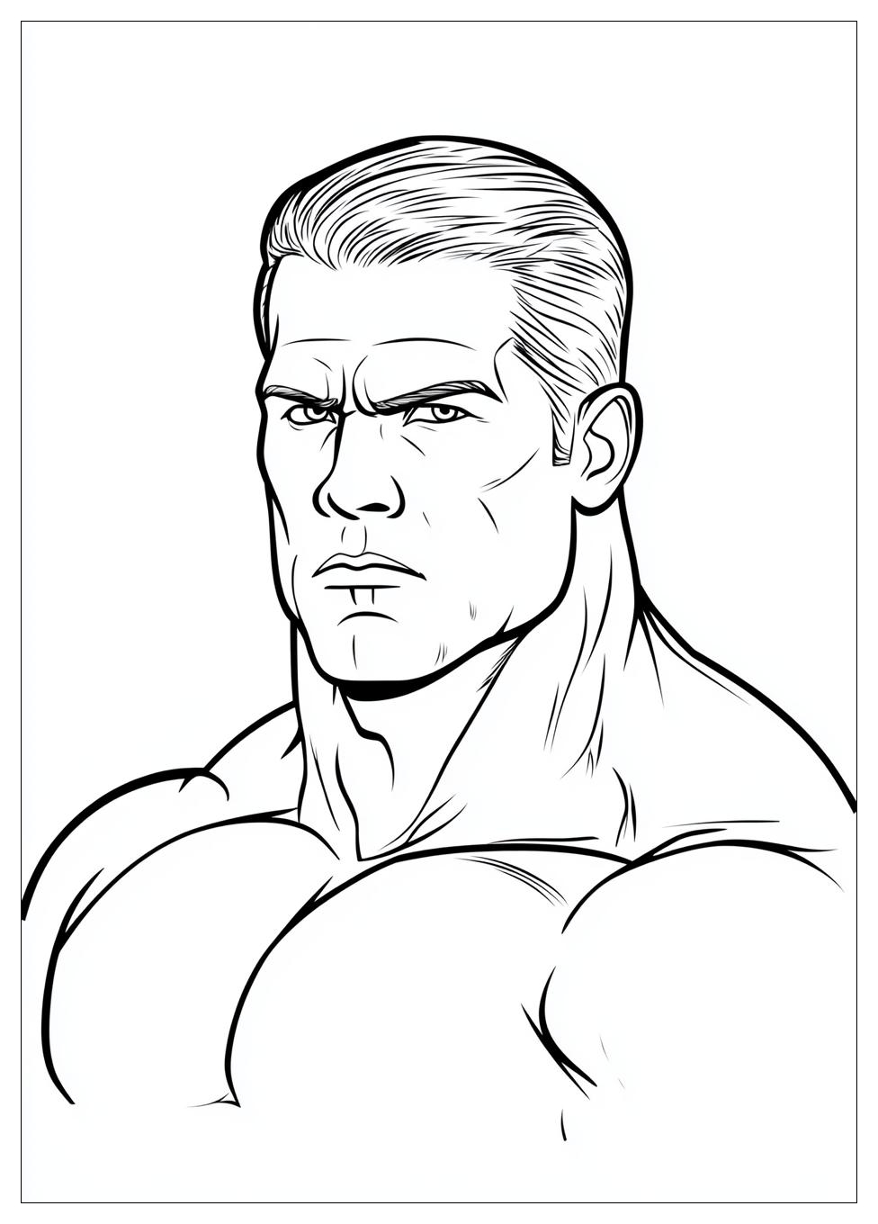 John Cena Színező 8