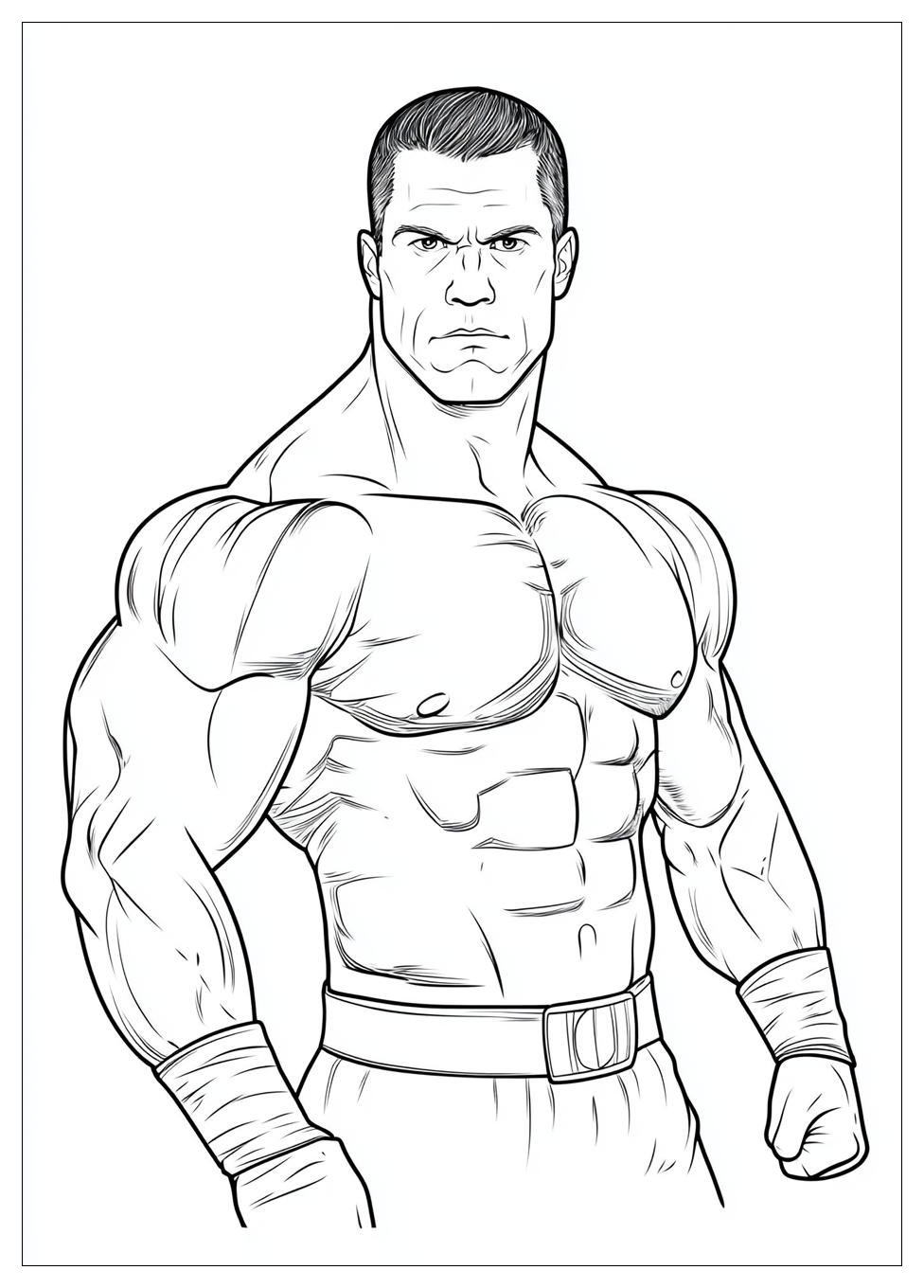 John Cena Színező 9