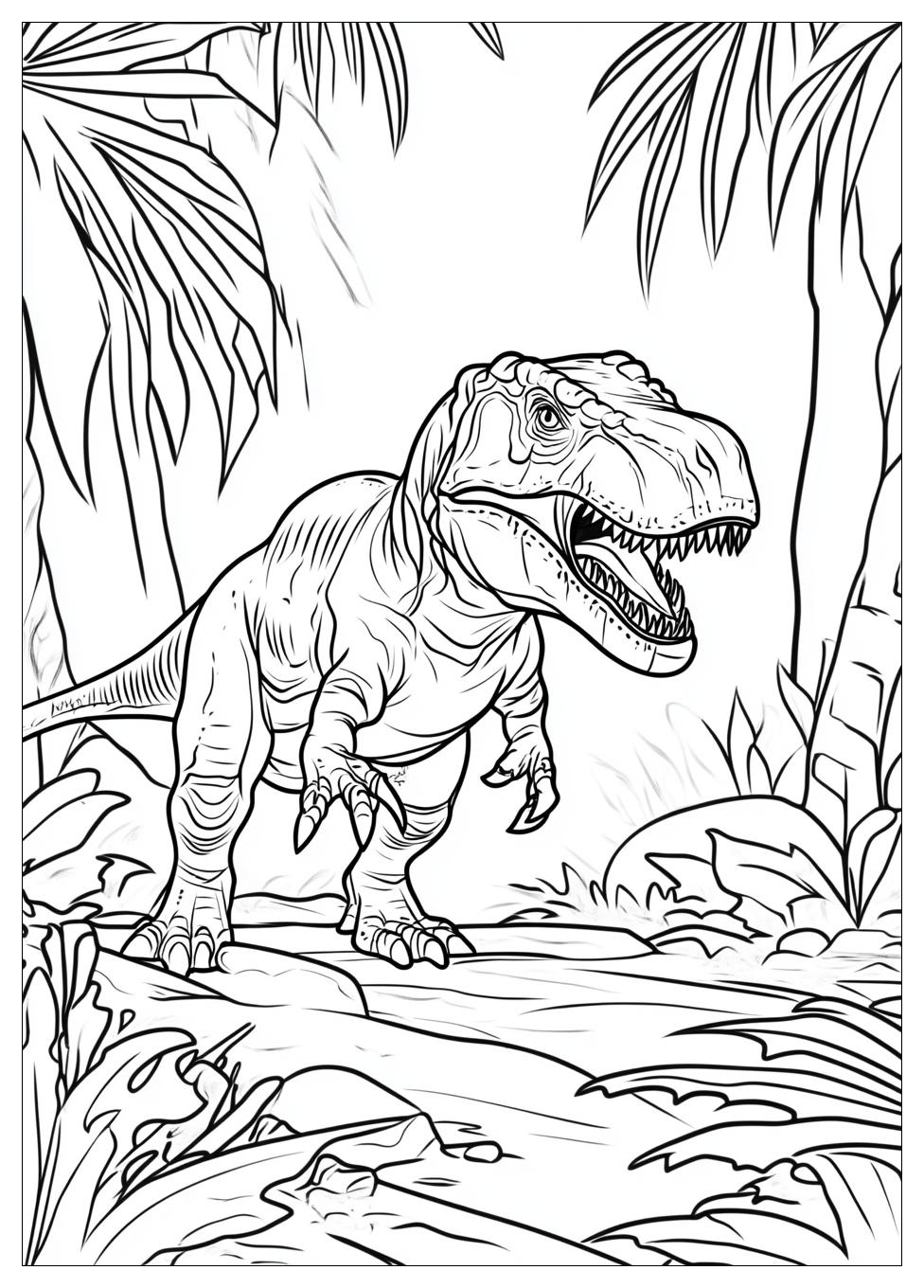 Jurassic Park Színező 18