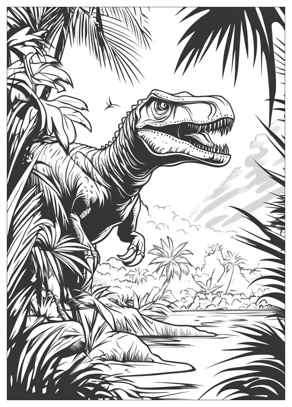 Jurassic Park Színező 19