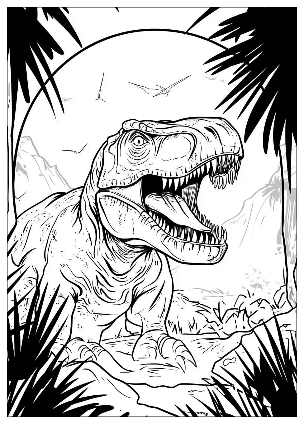 Jurassic Park Színező 20