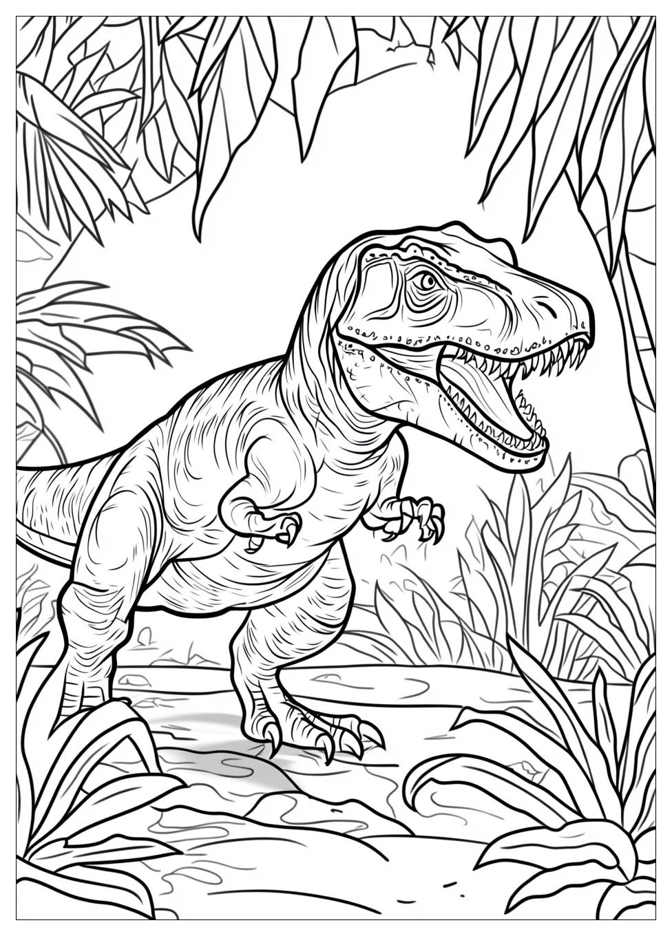 Jurassic Park Színező 22