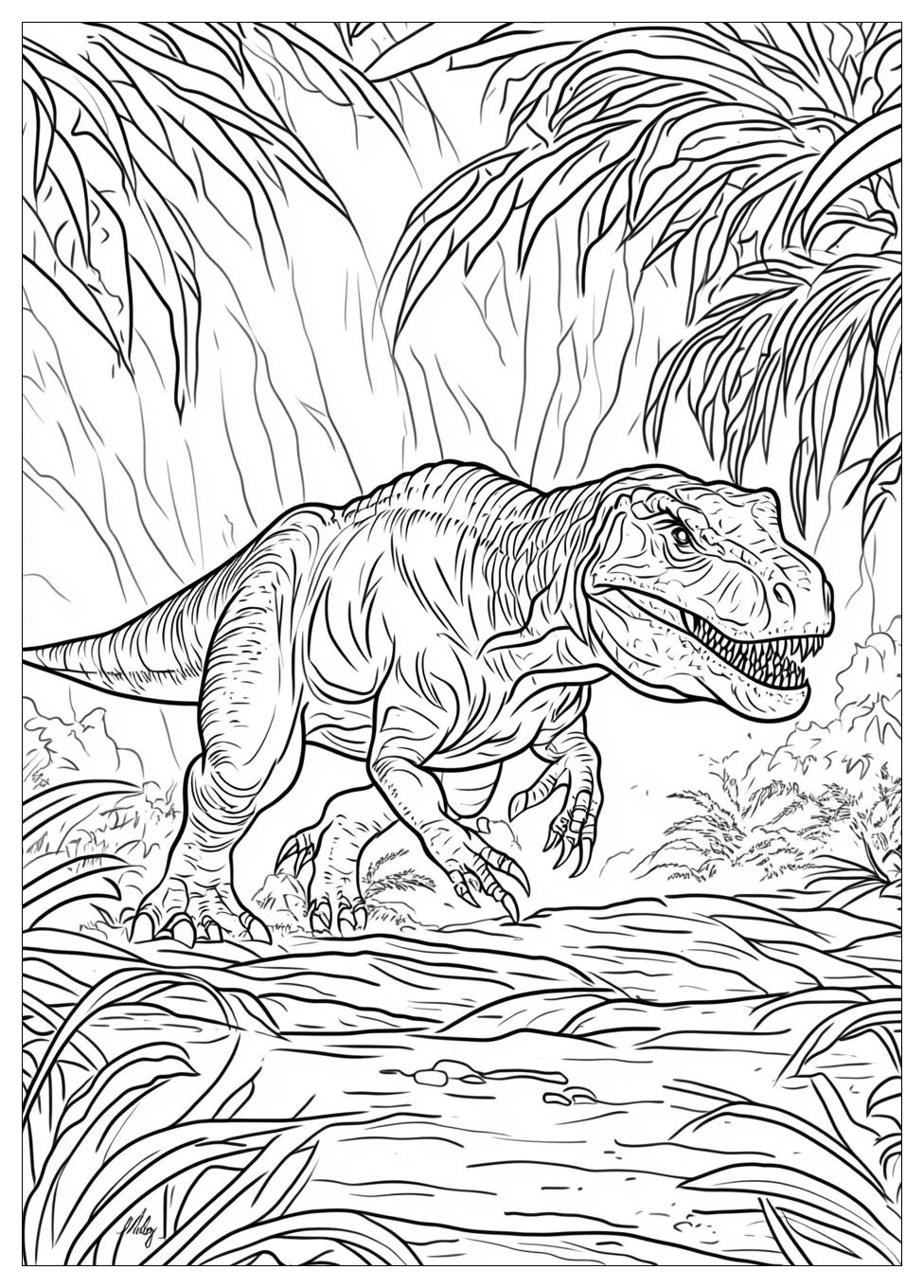 Jurassic Park Színező 7