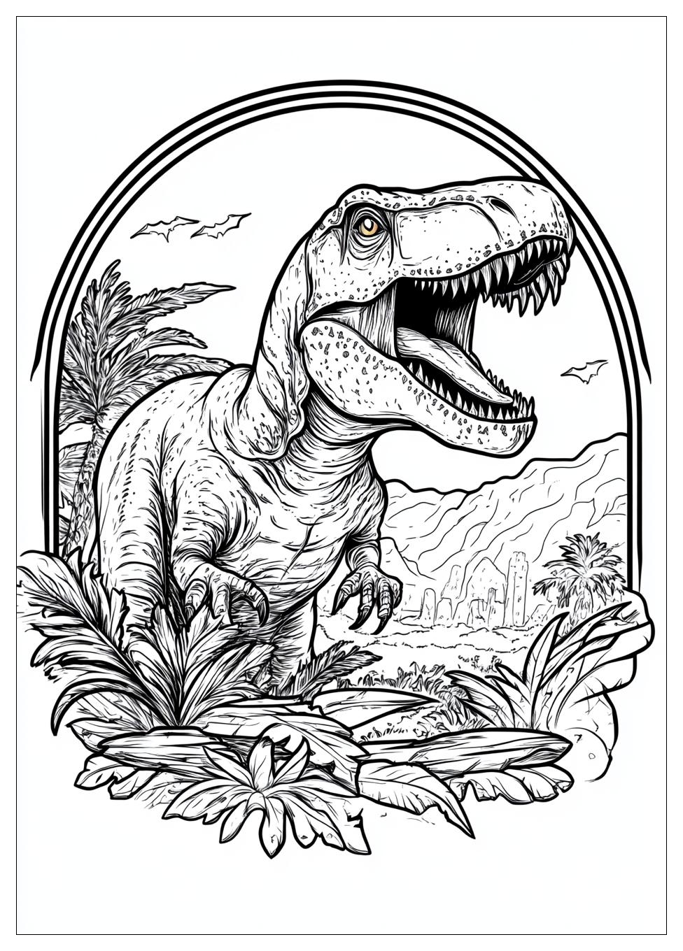 Jurassic Park Színező 8
