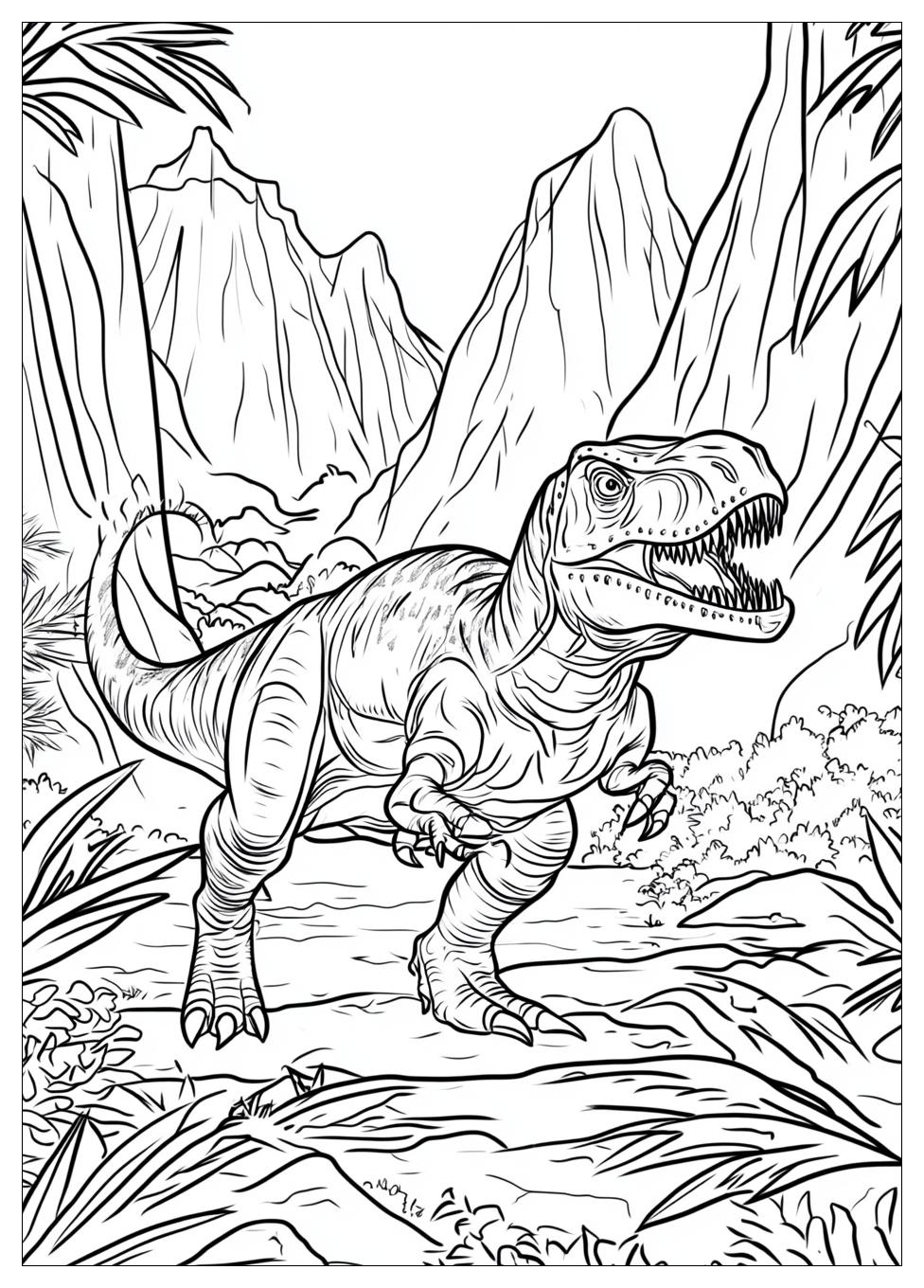 Jurassic Park Színező 9