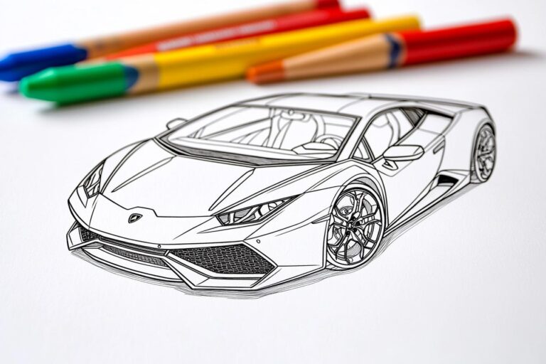 Lamborghini Színező : Lamborghini modellek színezése és kreatív színezési tevékenység
