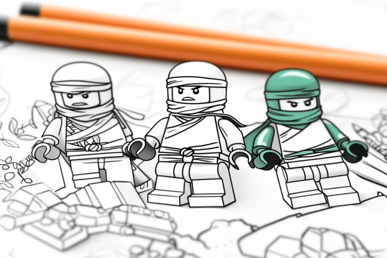 Lego Ninjago Színező : Színezd ki a Ninjago Hősöket!