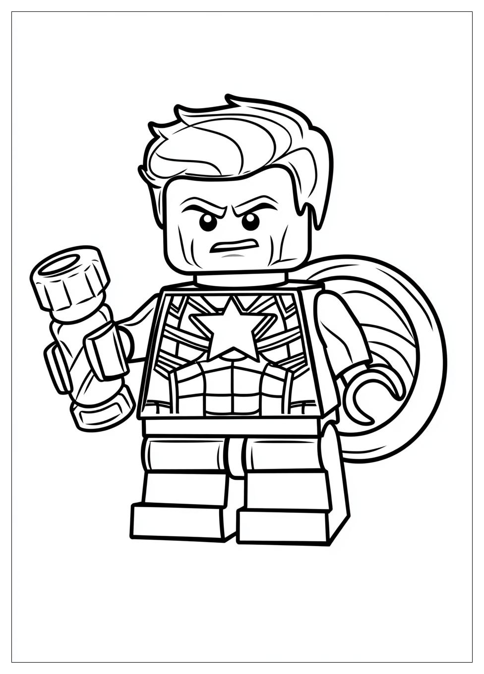 Lego Bosszúállók Színező 11