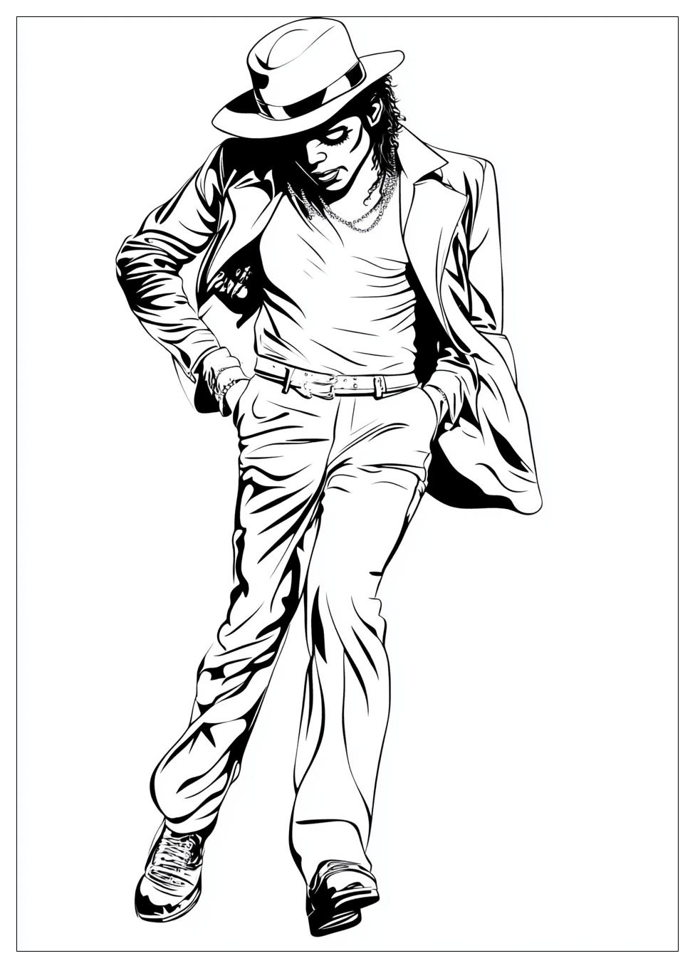 Michael Jackson Színező 23