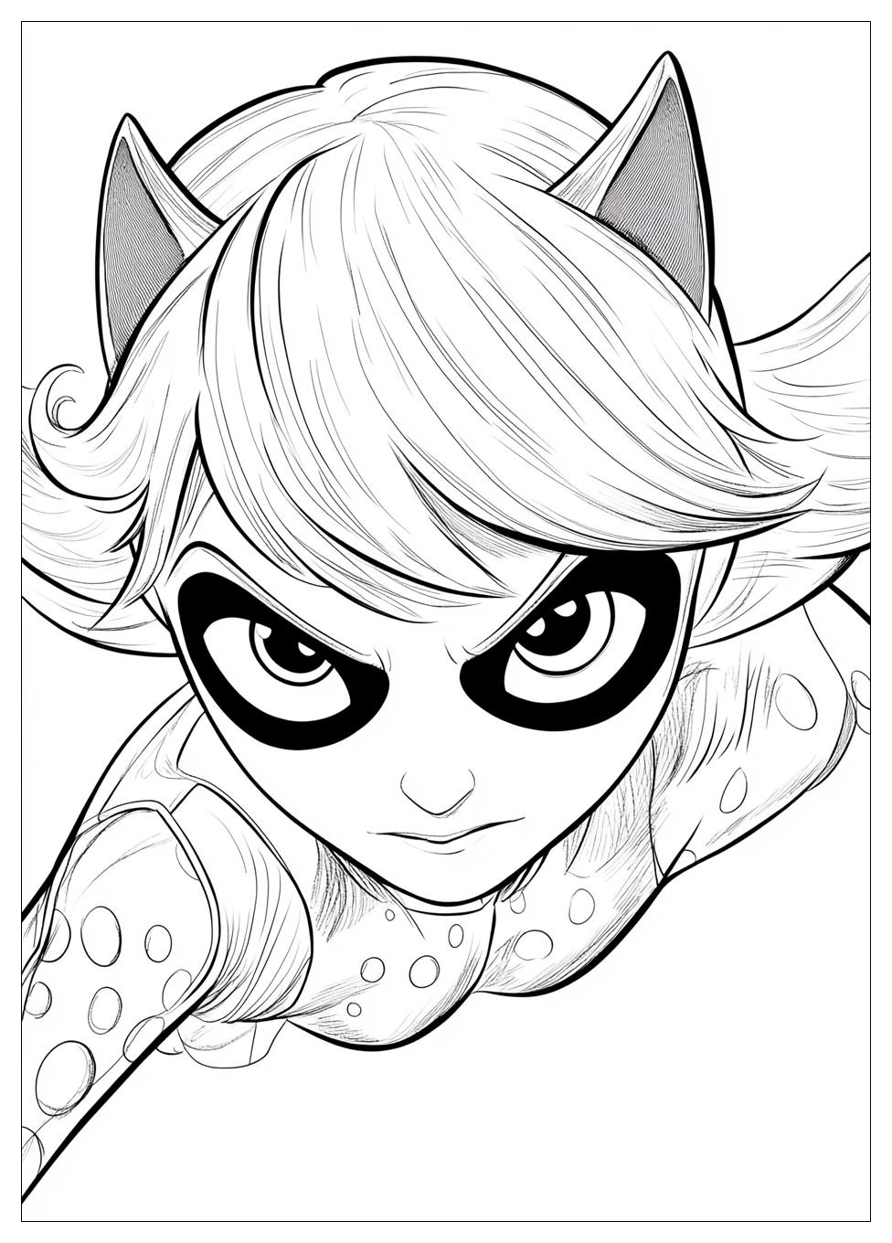 Miraculous Tales Of Ladybug & Cat Noir Színező 15