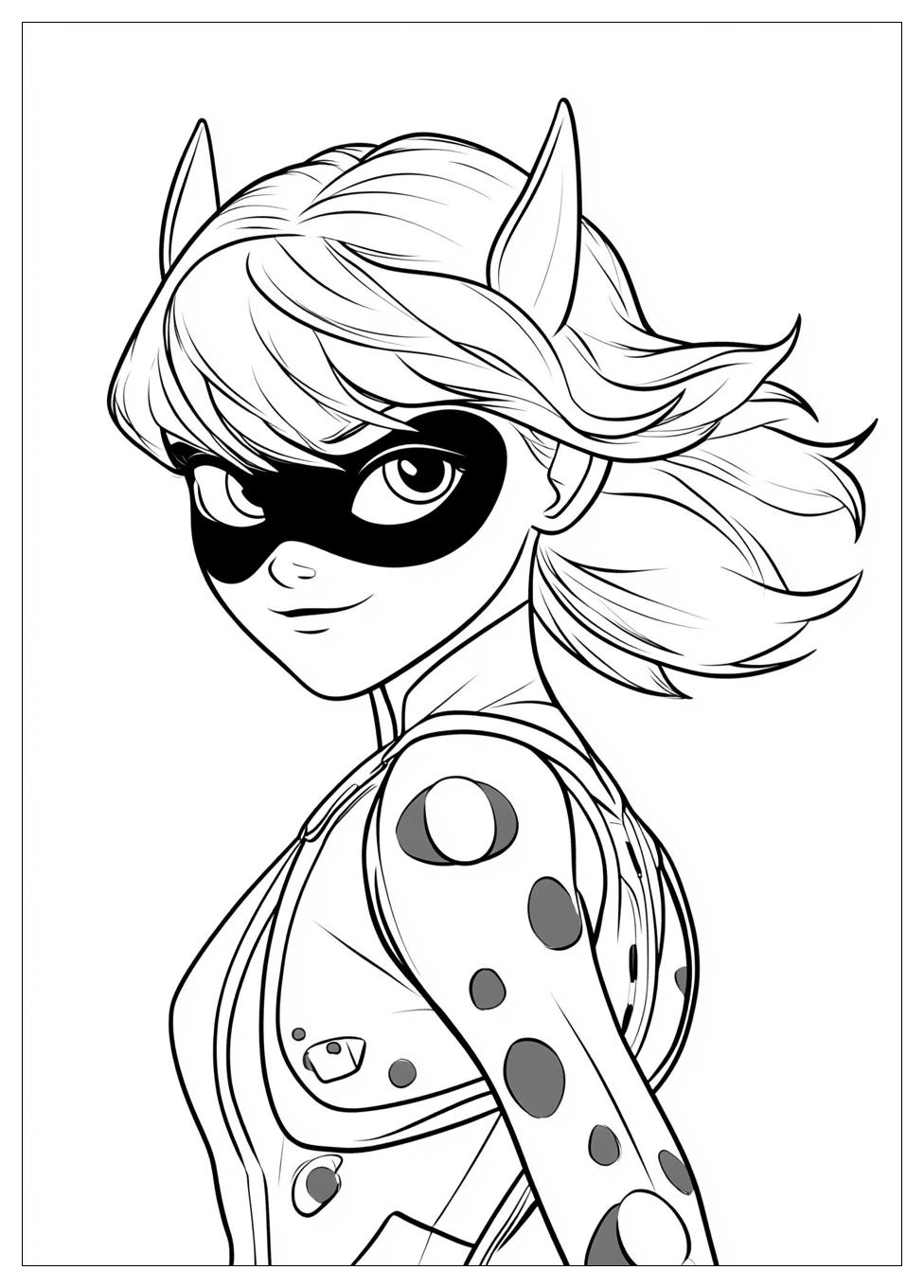 Miraculous Tales Of Ladybug & Cat Noir Színező 6