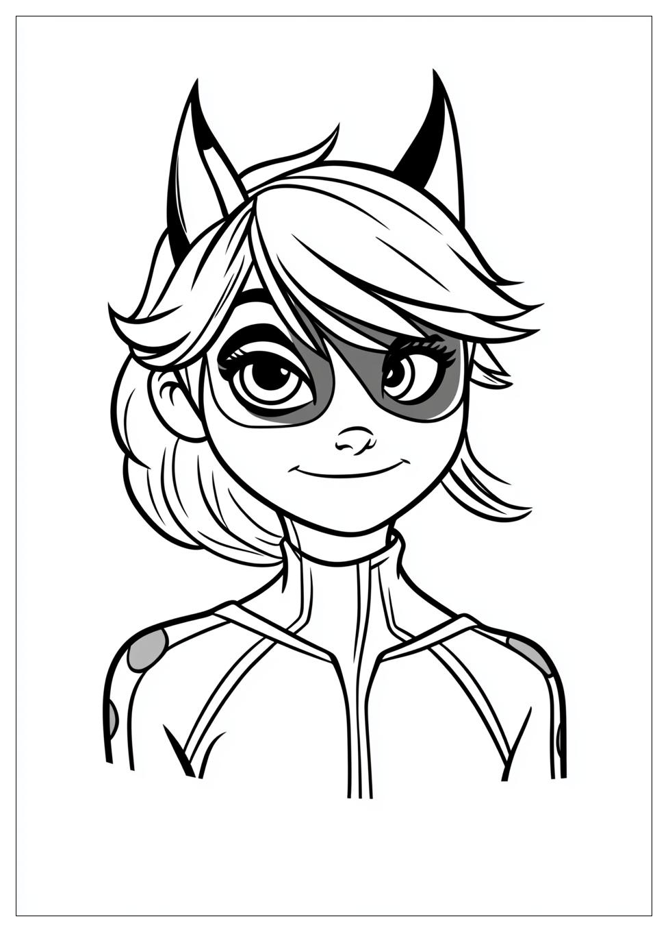Miraculous Tales Of Ladybug & Cat Noir Színező 7