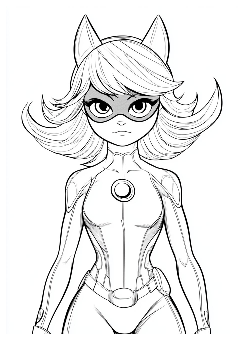 Miraculous Tales Of Ladybug & Cat Noir Színező 9