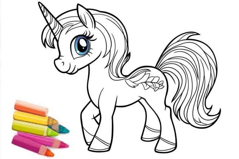 My Little Pony Színező : Színes Világ a Kis Pónikkal