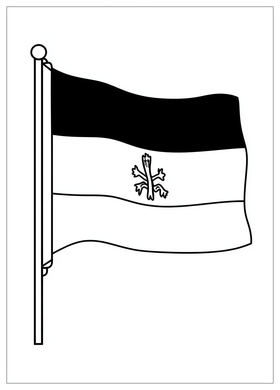Német Zászló Színező 14