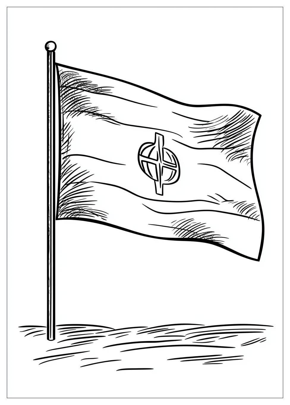 Német Zászló Színező 16